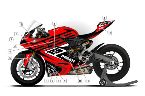 Alternative view of Ducati Panigale 959