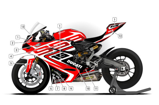 Alternative view of Ducati Panigale 959