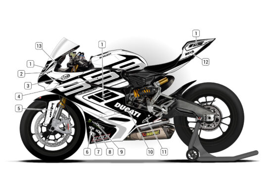 Alternative view of Ducati Panigale 959