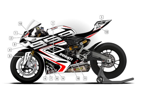 Alternative view of Ducati Panigale 959