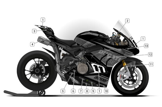 Alternative view of Ducati Panigale V4 2020/21 D1