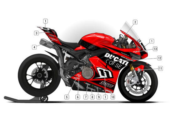 Alternative view of Ducati Panigale V4 2020/21 D1