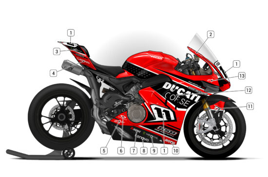 Alternative view of Ducati Panigale V4 2020/21 D1