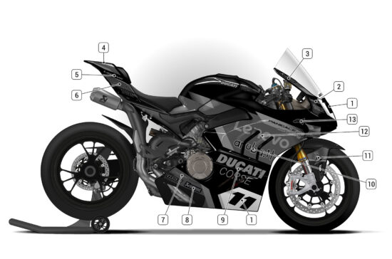 Alternative view of Ducati Panigale V4 2022/24