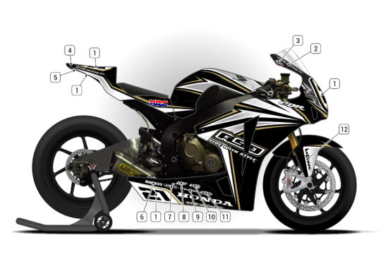 Alternative view of Honda CBR1000RR 2008/11
