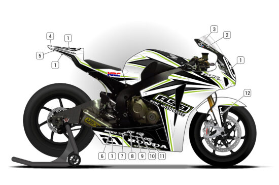 Alternative view of Honda CBR1000RR 2008/11