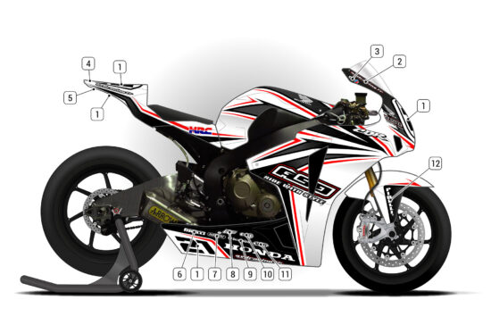 Alternative view of Honda CBR1000RR 2008/11