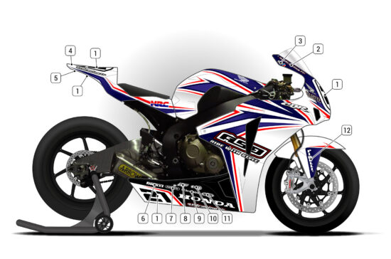 Alternative view of Honda CBR1000RR 2008/11