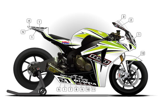 Alternative view of Honda CBR1000RR 2008/11