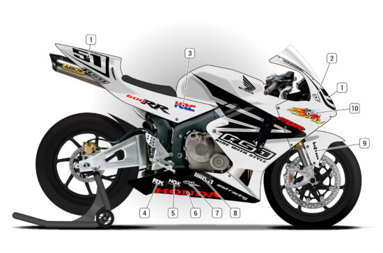Alternative view of Honda CBR600RR 2003/04