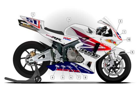 Alternative view of Honda CBR600RR 2003/04