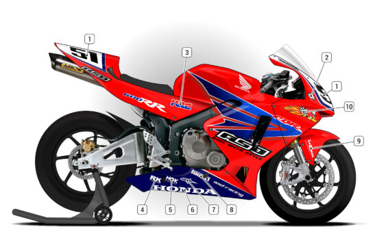 Alternative view of Honda CBR600RR 2005/06