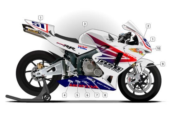 Alternative view of Honda CBR600RR 2005/06