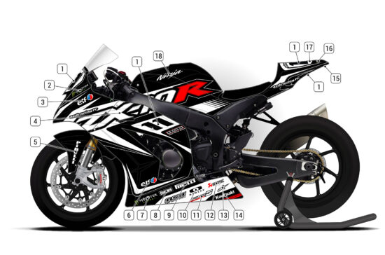Alternative view of Kawasaki ZX-10R 2011/15 D2