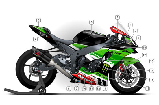 Alternative view of Kawasaki ZX-10R 2021/25