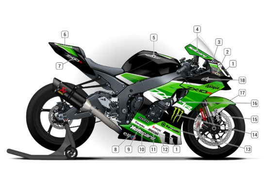 Alternative view of Kawasaki ZX-10R 2021/25