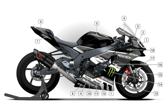 Alternative view of Kawasaki ZX-10R 2021/25