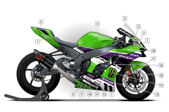 Alternative view of Kawasaki ZX-10R 2021/25