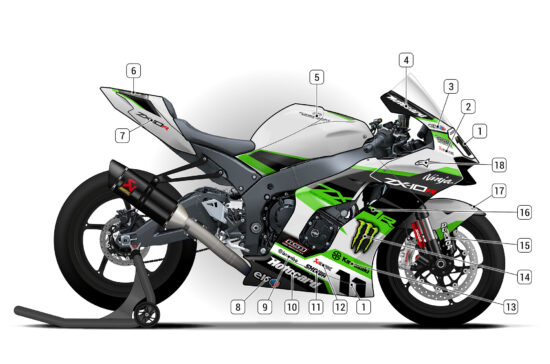 Alternative view of Kawasaki ZX-10R 2021/25