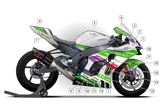 Alternative view of Kawasaki ZX-10R 2021/25
