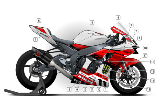 Alternative view of Kawasaki ZX-10R 2021/25