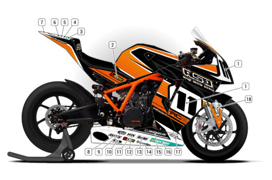 Alternative view of KTM RC8 2009/12