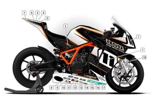 Alternative view of KTM RC8 2009/12