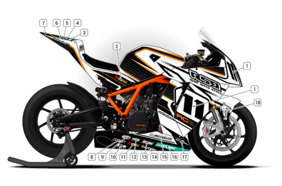 Alternative view of KTM RC8 2009/12