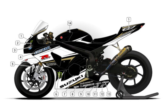 Alternative view of Suzuki GSX-R 1000 2009/16
