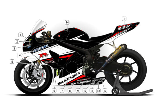 Alternative view of Suzuki GSX-R 1000 2009/16