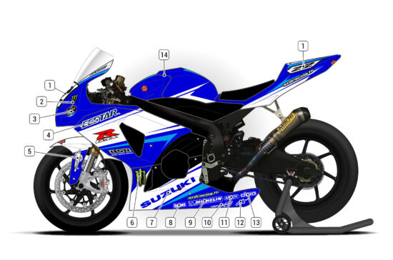 Alternative view of Suzuki GSX-R 1000 2009/16