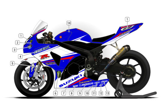 Alternative view of Suzuki GSX-R 1000 2009/16