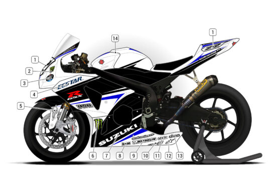 Alternative view of Suzuki GSX-R 1000 2009/16