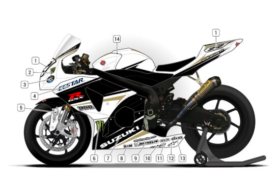 Alternative view of Suzuki GSX-R 1000 2009/16