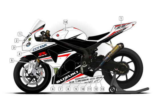 Alternative view of Suzuki GSX-R 1000 2009/16