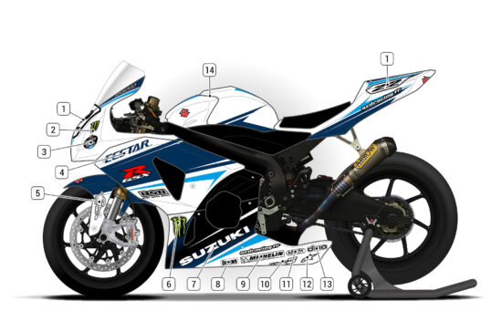 Alternative view of Suzuki GSX-R 1000 2009/16