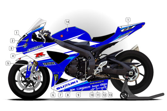 Alternative view of Suzuki GSX-R 600 2008/10