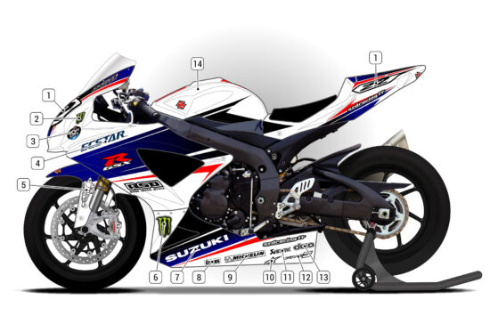 Alternative view of Suzuki GSX-R 600 2008/10