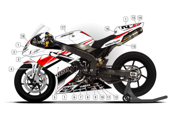 Alternative view of Yamaha R1 2007/08