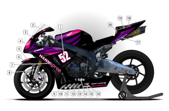Alternative view of Honda CBR1000RR 2006/07