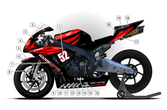 Alternative view of Honda CBR1000RR 2006/07