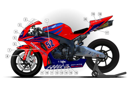 Alternative view of Honda CBR1000RR 2006/07