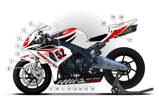 Alternative view of Honda CBR1000RR 2006/07