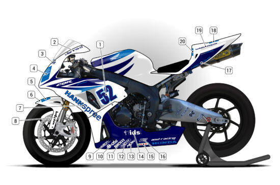 Alternative view of Honda CBR1000RR 2006/07