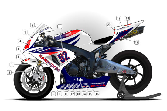 Alternative view of Honda CBR1000RR 2006/07