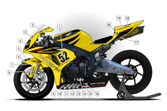 Alternative view of Honda CBR1000RR 2006/07
