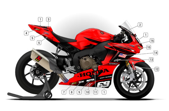 Alternative view of HONDA CBR1000RR 2017/19