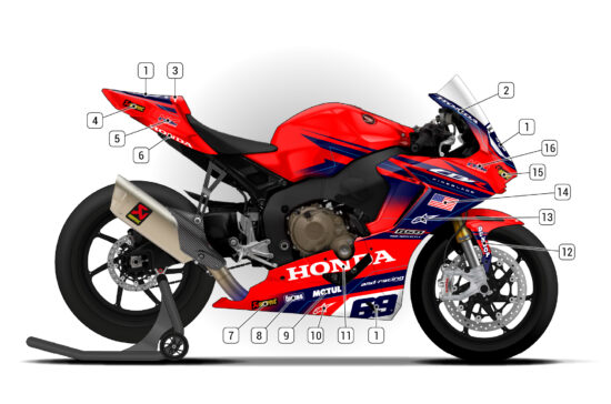 Alternative view of HONDA CBR1000RR 2017/19
