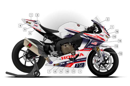 Alternative view of HONDA CBR1000RR 2017/19