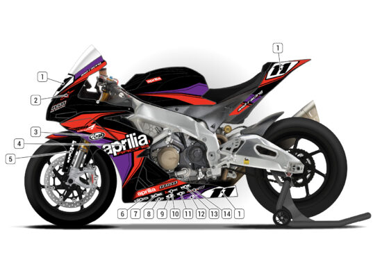 Alternative view of Aprilia RSV4 1100 2019/20